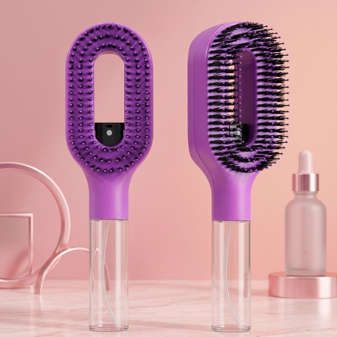Nuvane Oak™ Sleek Mist Detangling Brush