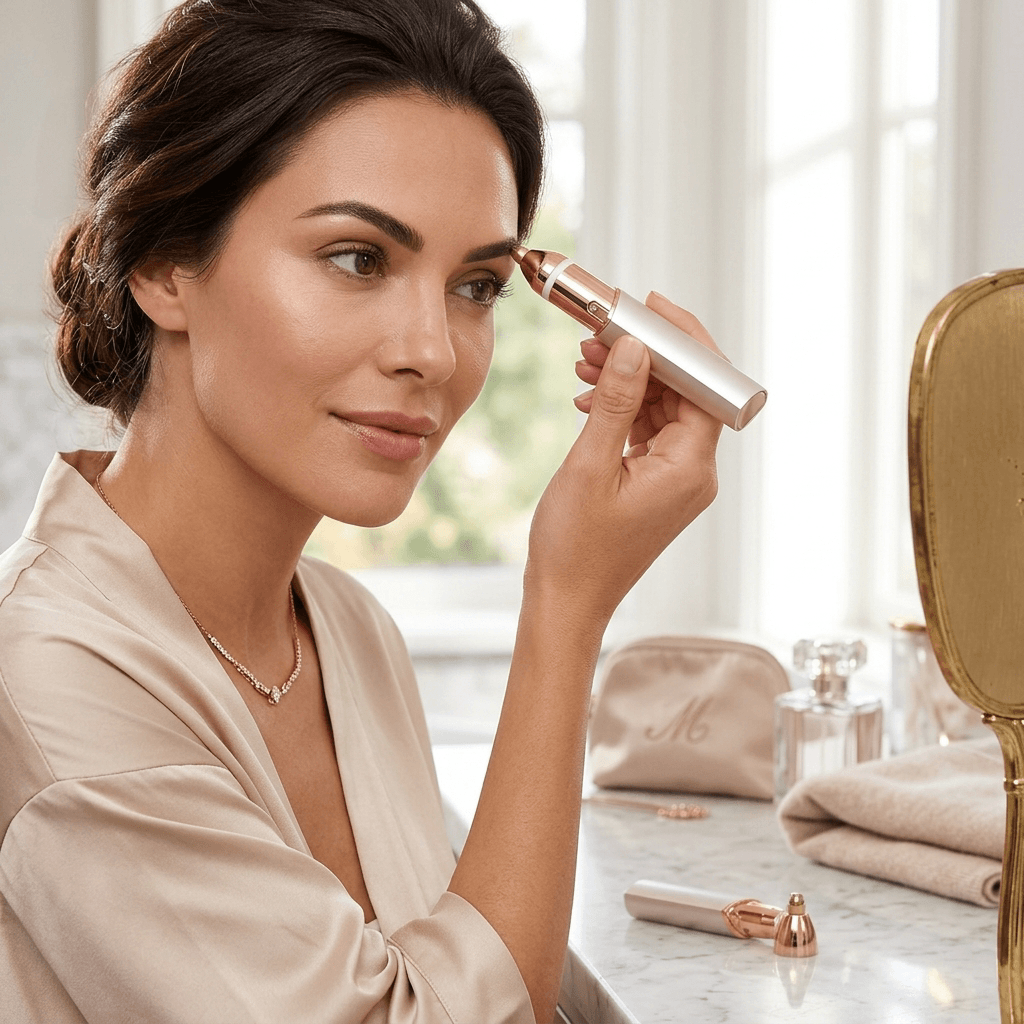 Nuvane Oak 2-in-1 Precision Eyebrow & Facial Hair Trimmer